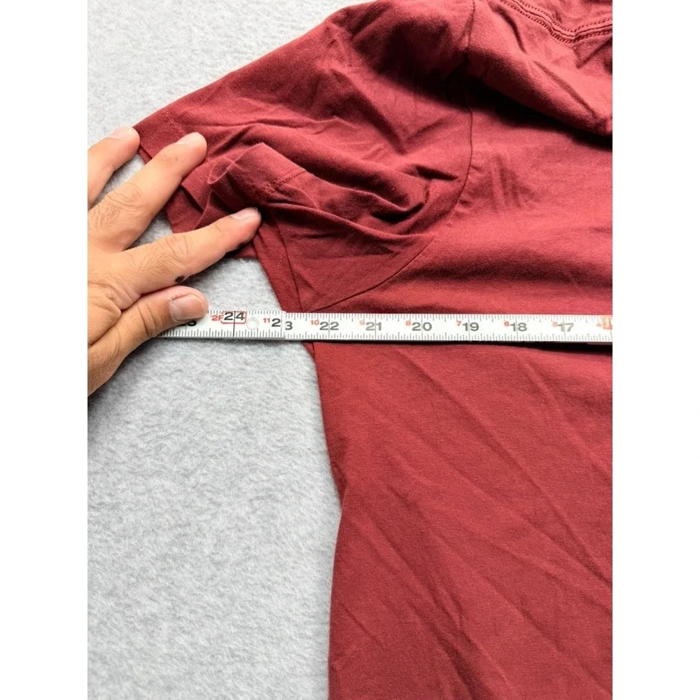 The North Face Mens Red Short Sleeve Graphic Logo T-Shirt Size Large NF0A4M8L